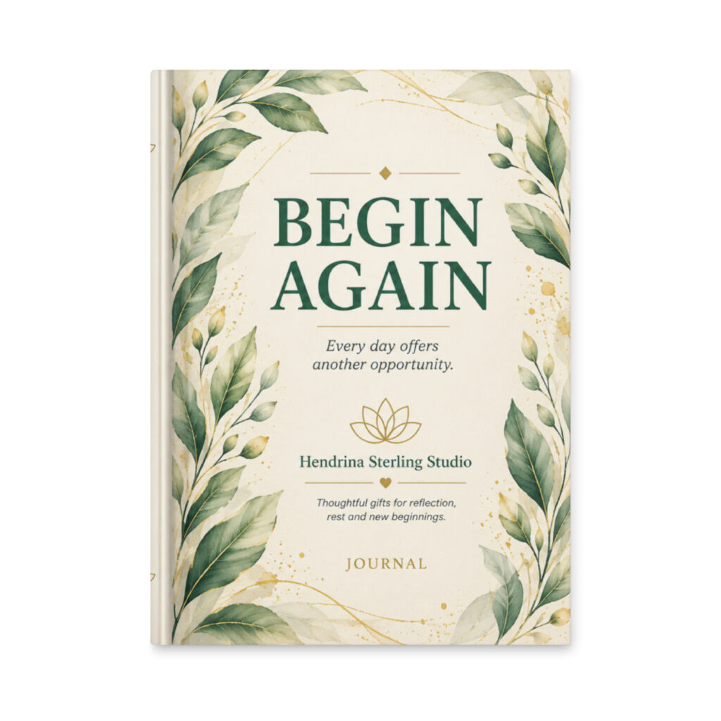 Hardcover Journal – Begin Again