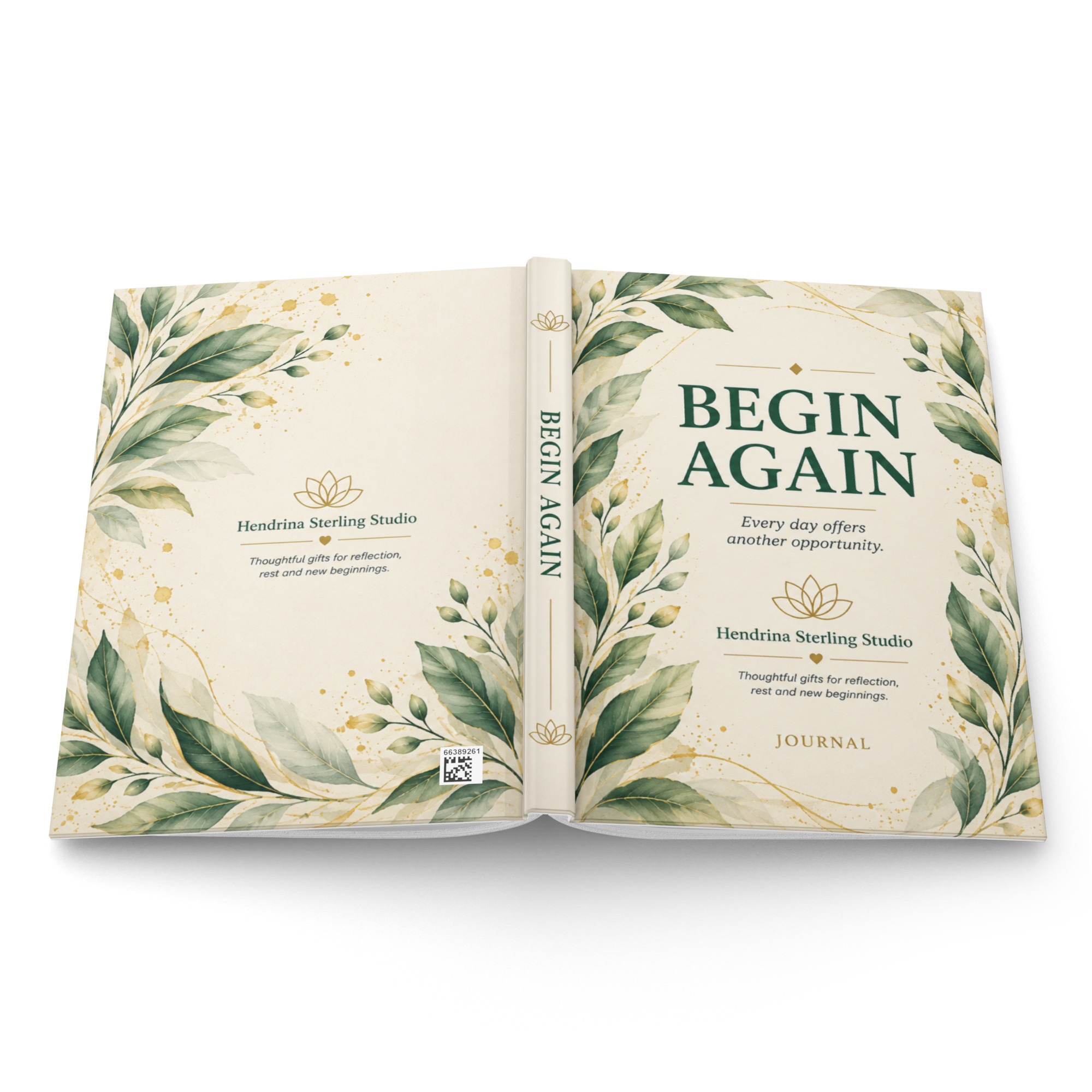 Hardcover Journal – Begin Again - Image 3