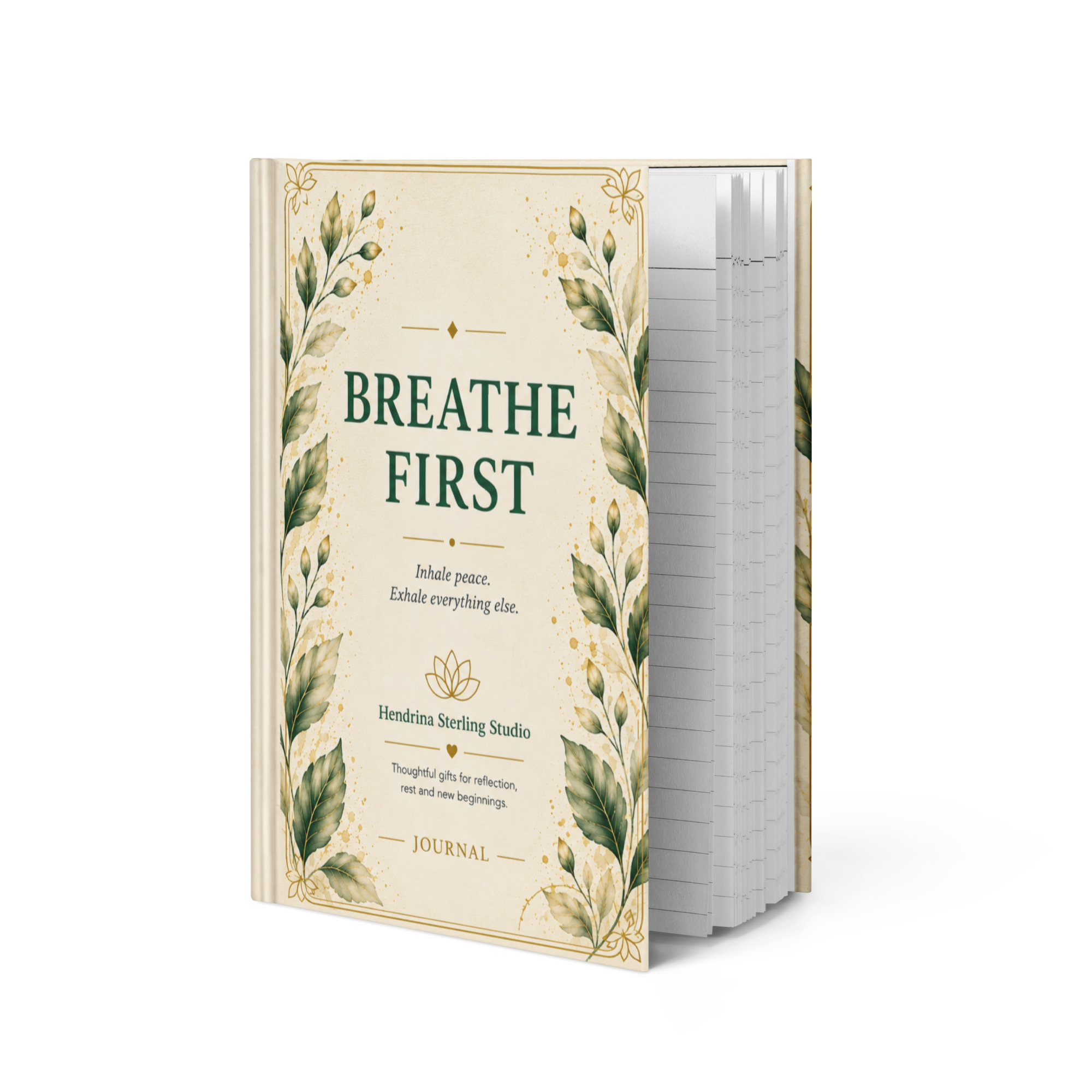 Hardcover Journal – Breathe First - Image 3
