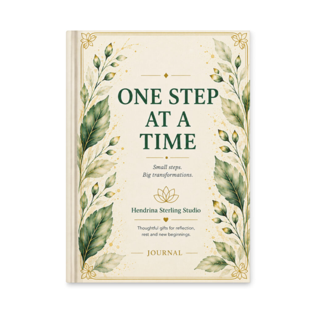 Hardcover Journal – One Step at a Time