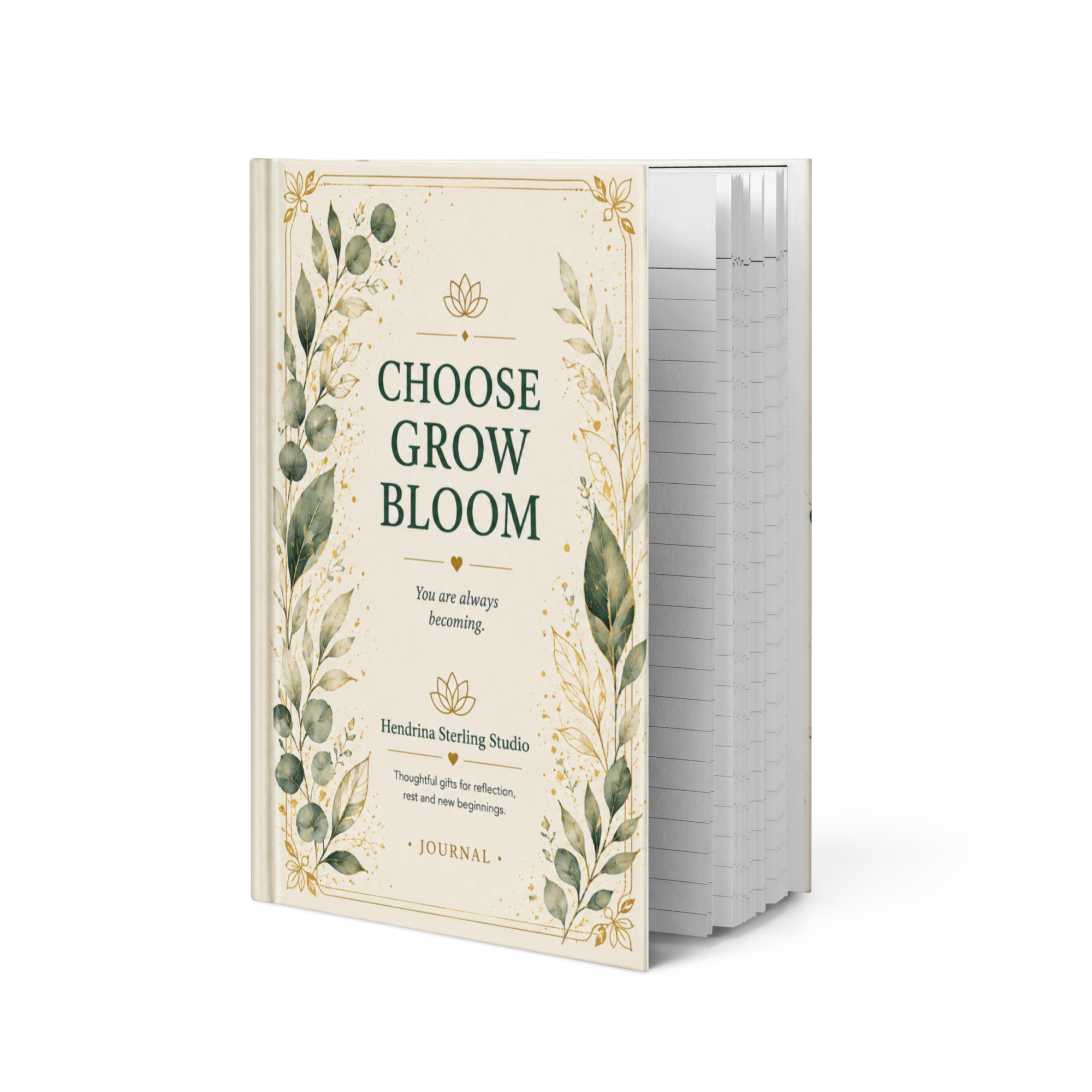Hardcover Journal – Choose Grow Bloom - Image 3