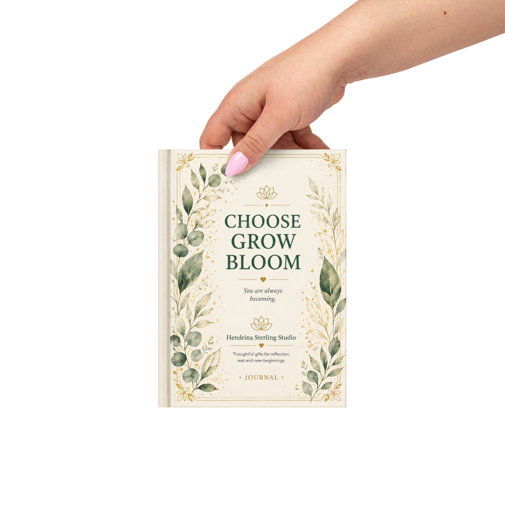 Hardcover Journal – Choose Grow Bloom - Image 5