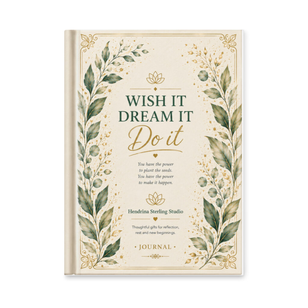 Hardcover Journal – Wish It Dream It Do It
