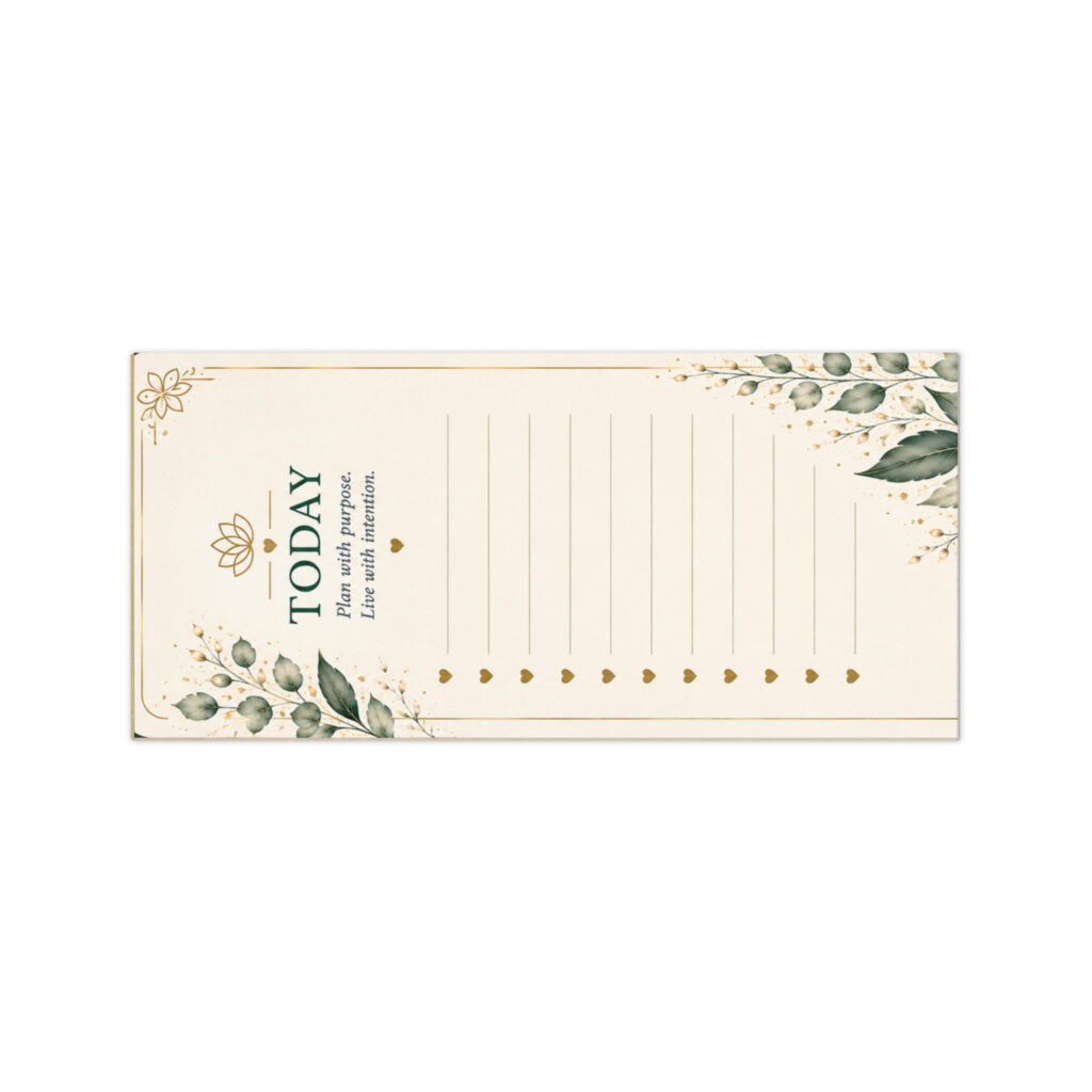 Notepad – Plan with Purpose