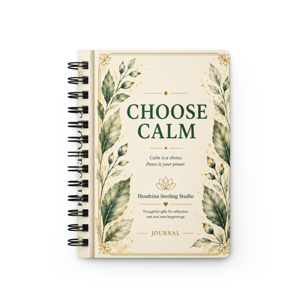 Spiral Bound Journal – Choose Calm