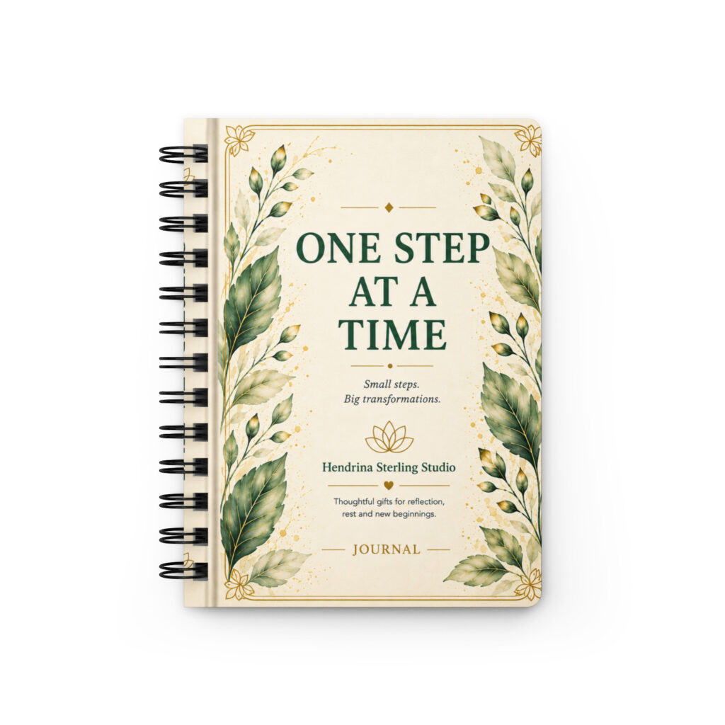 Spiral Bound Journal – One Step at a Time