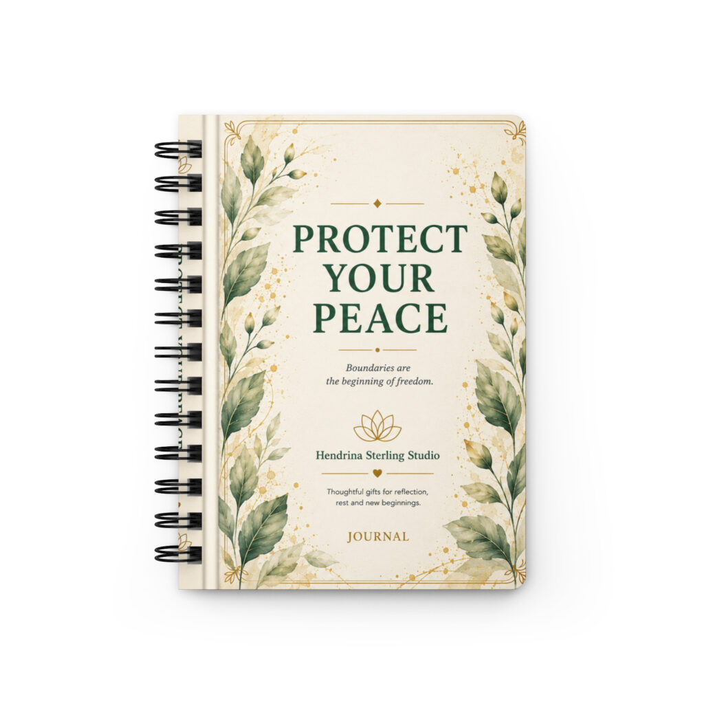 Spiral Bound Journal – Protect Your Peace