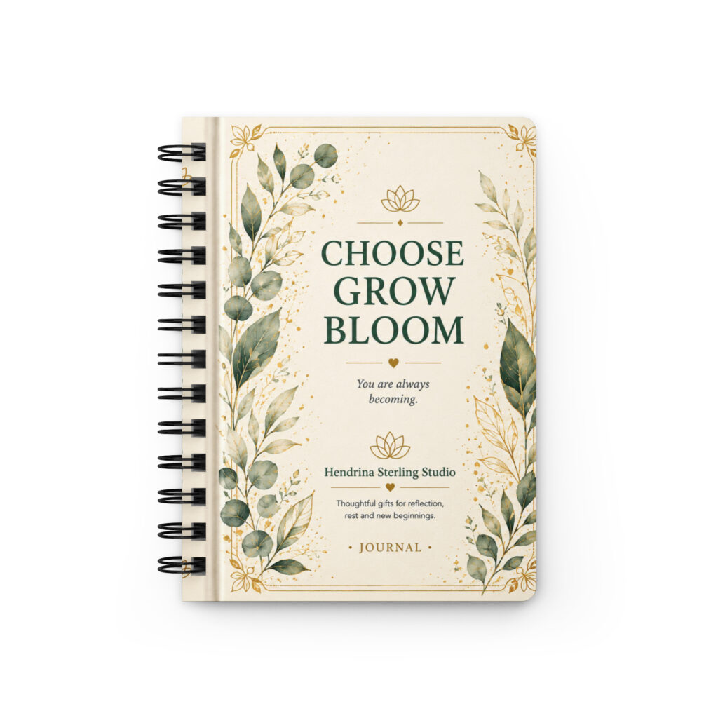 Spiral Bound Journal – Choose Grow Bloom