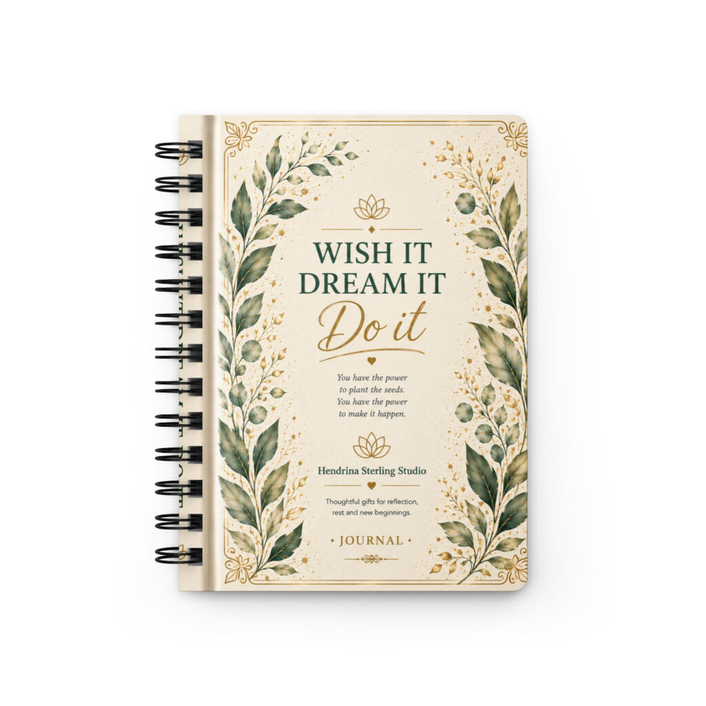 Spiral Bound Journal – Wish It Dream It Do It