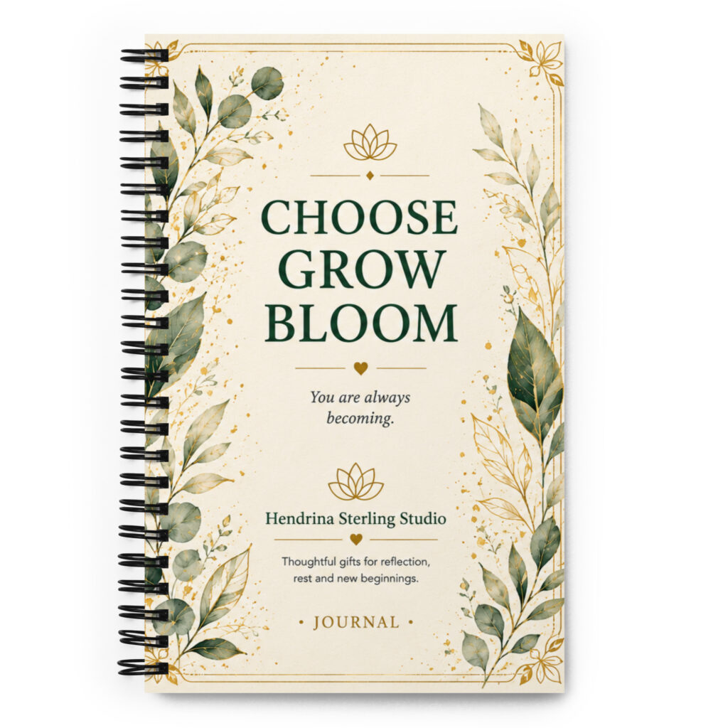 Spiral Notebook – Choose Grow Bloom