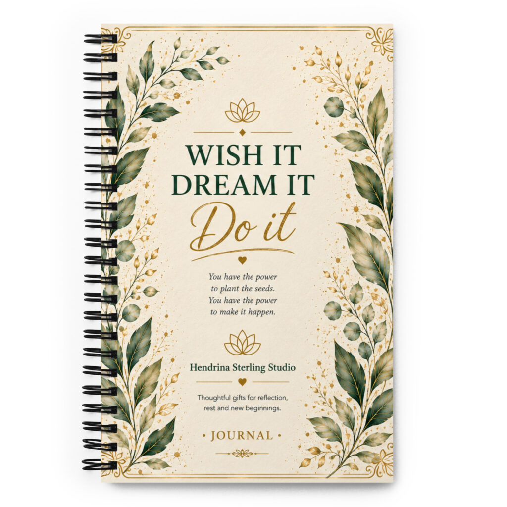 Spiral Notebook – Wish It Dream It Do It
