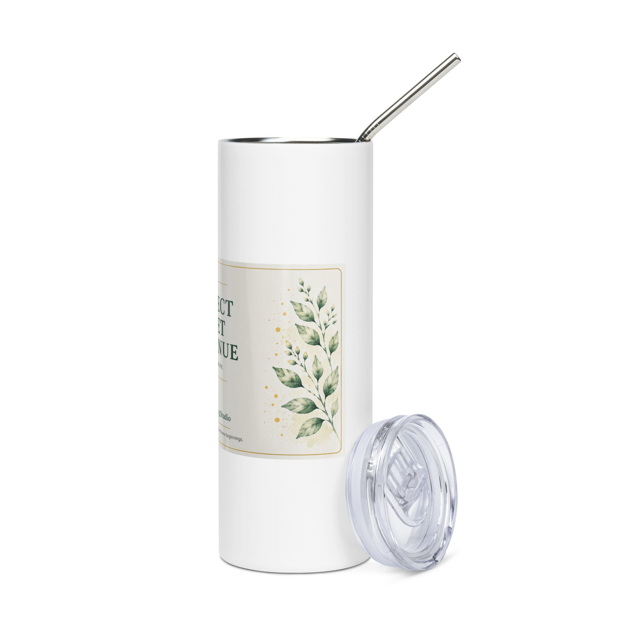 Stainless Steel Tumbler – Reflect Reset Continue - Image 2