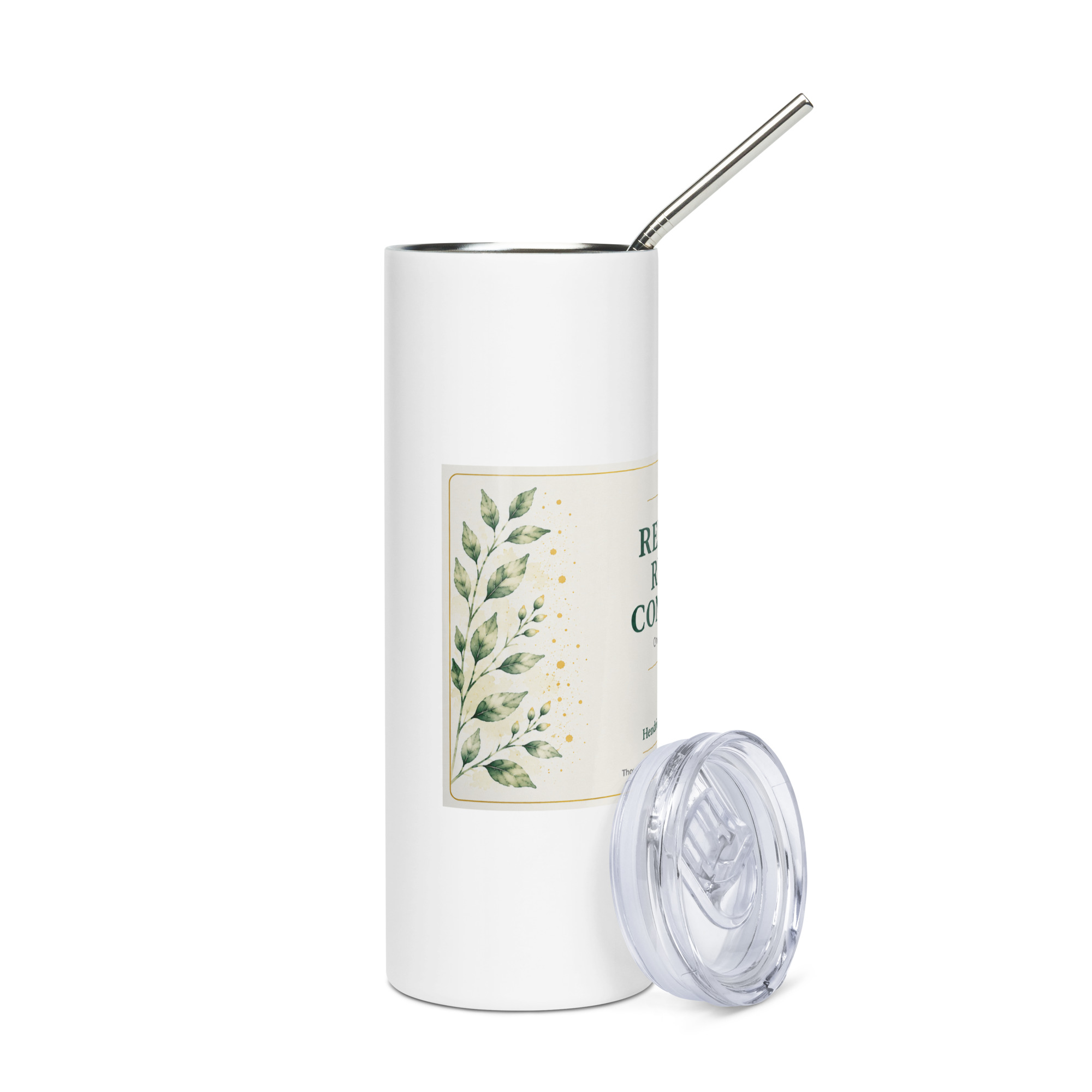 Stainless Steel Tumbler – Reflect Reset Continue - Image 3