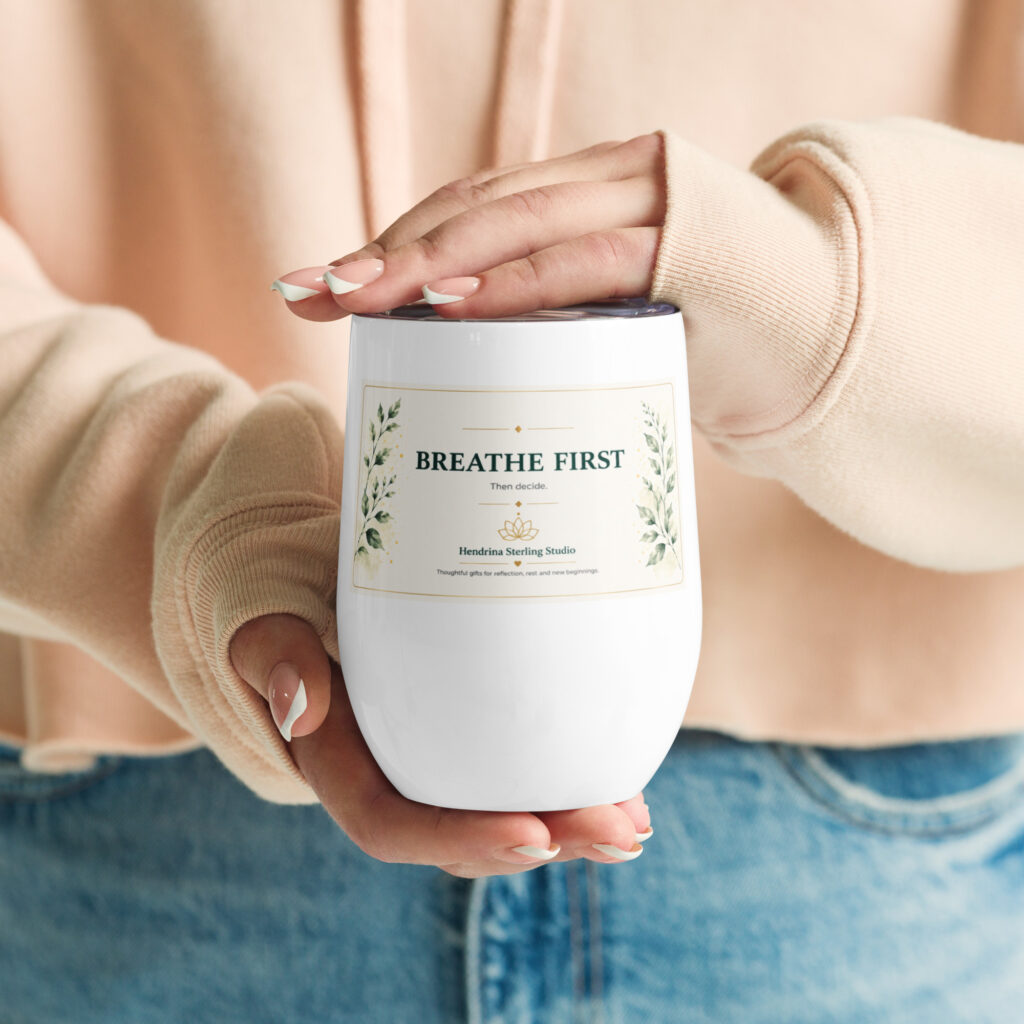 Wine Tumbler – Breathe First